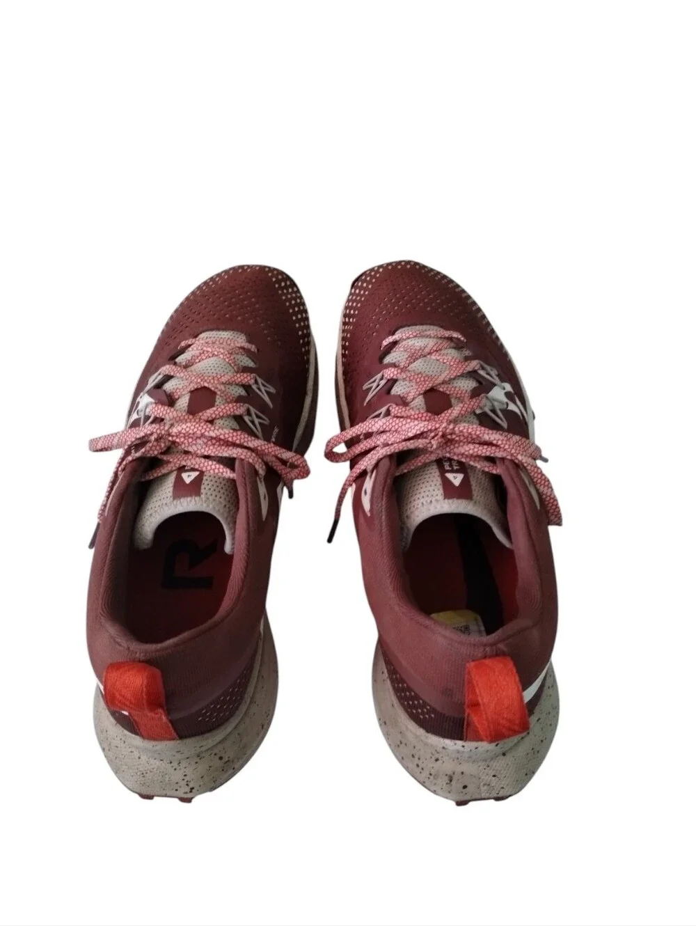 Nike React Pegasus Trail 4 Sneaker Shoes Womens 9.5 in Dark Pony Picante Red